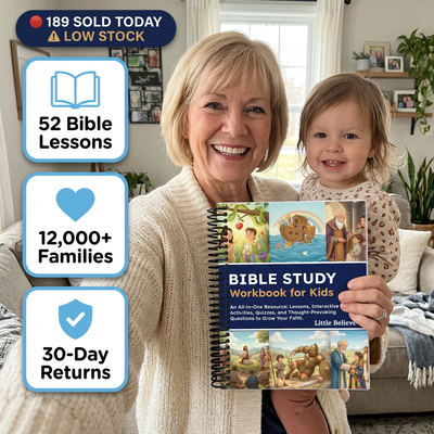 Bible Study Workbook for Kids: Lessons, Activities, Quizzes, and Questions