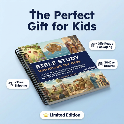 Bible Study Workbook for Kids: Lessons, Activities, Quizzes, and Questions