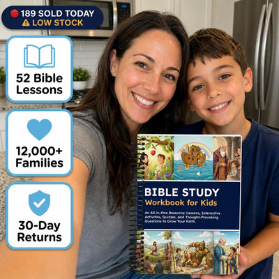 Bible Study Workbook for Kids: Lessons, Activities, Quizzes, and Questions